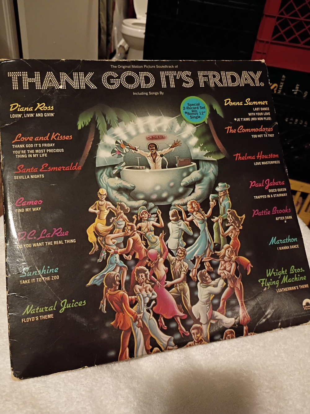 Thank God It's Friday Vinyl Album - Black Cover Art 2 Albums.